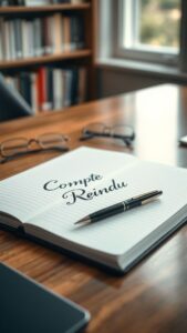 Comptes rendus : types, rédaction et erreurs à éviter