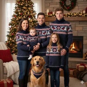 Pull de Noël Famille : Guide des Ensembles Assortis | Emploi-Senior